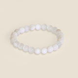 Ambarya Selenite mala bead bracelet