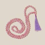 Ambarya Natural Kunzite Mala Bead Necklace
