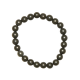 Ambarya Willpower - Pyrite Mala Bead bracelet on white background