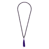 Amethyst crystal Mala Bead necklace
