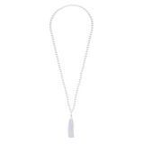 Clear Quartz crystal Mala Bead necklace