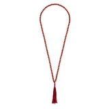 Red Jasper Mala Bead Necklace & Bracelet Set