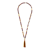 Mookaite crystal Mala Bead necklace