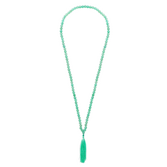 Ambarya Green Aventurine Mala Bead Necklace
