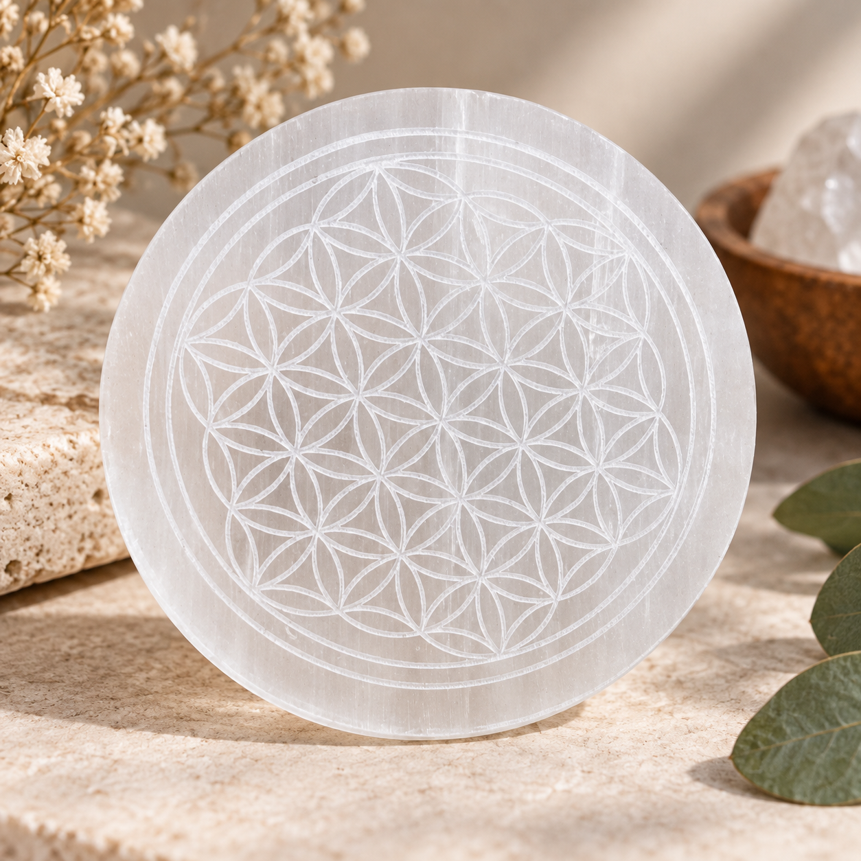 Ambarya Selenite Charging Plate