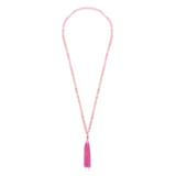 Rose Quartz Mala Bead Necklace & Bracelet Set
